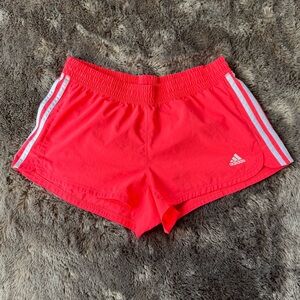 Adidas Women's Bright Orange Athletic AeroReady Shorts